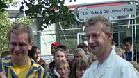 Einweihung des "Der Dicke & Der D&uuml;nne"-Platzes in Stuhr/Brinkum